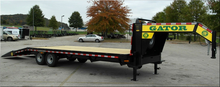 Gooseneck flat bed trailer for sale14k  Alexander County,  North Carolina